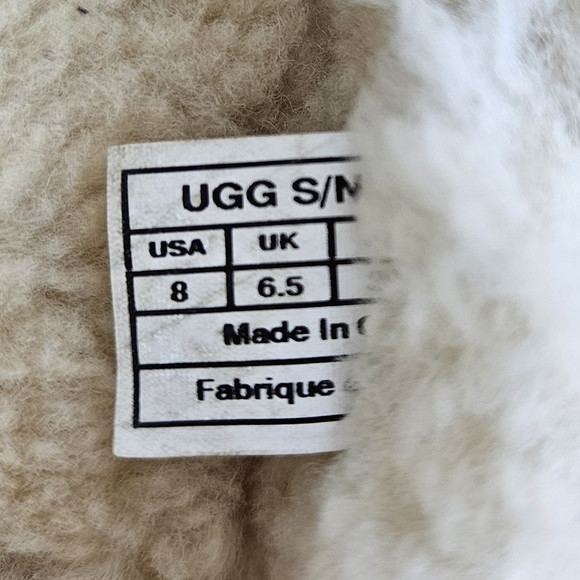 UGG Ansley Women's Brown Suede Slippers with Sheepskin Lining 8 - Picture 10 of 12